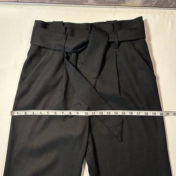 Veronica Beard Women's Black-Tie Waist Linen Blend Pants Size 8 - Picture 10 of 16